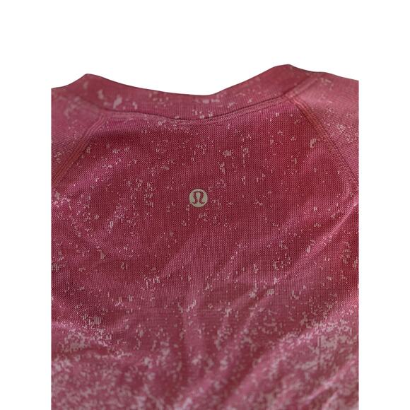 LULULEMON WOMENS SWIFTLY TECH SHORT SLEEVE SHIRT 2.0 GRADIENT MOSS ROSE SIZE 6 - Picture 6 of 12